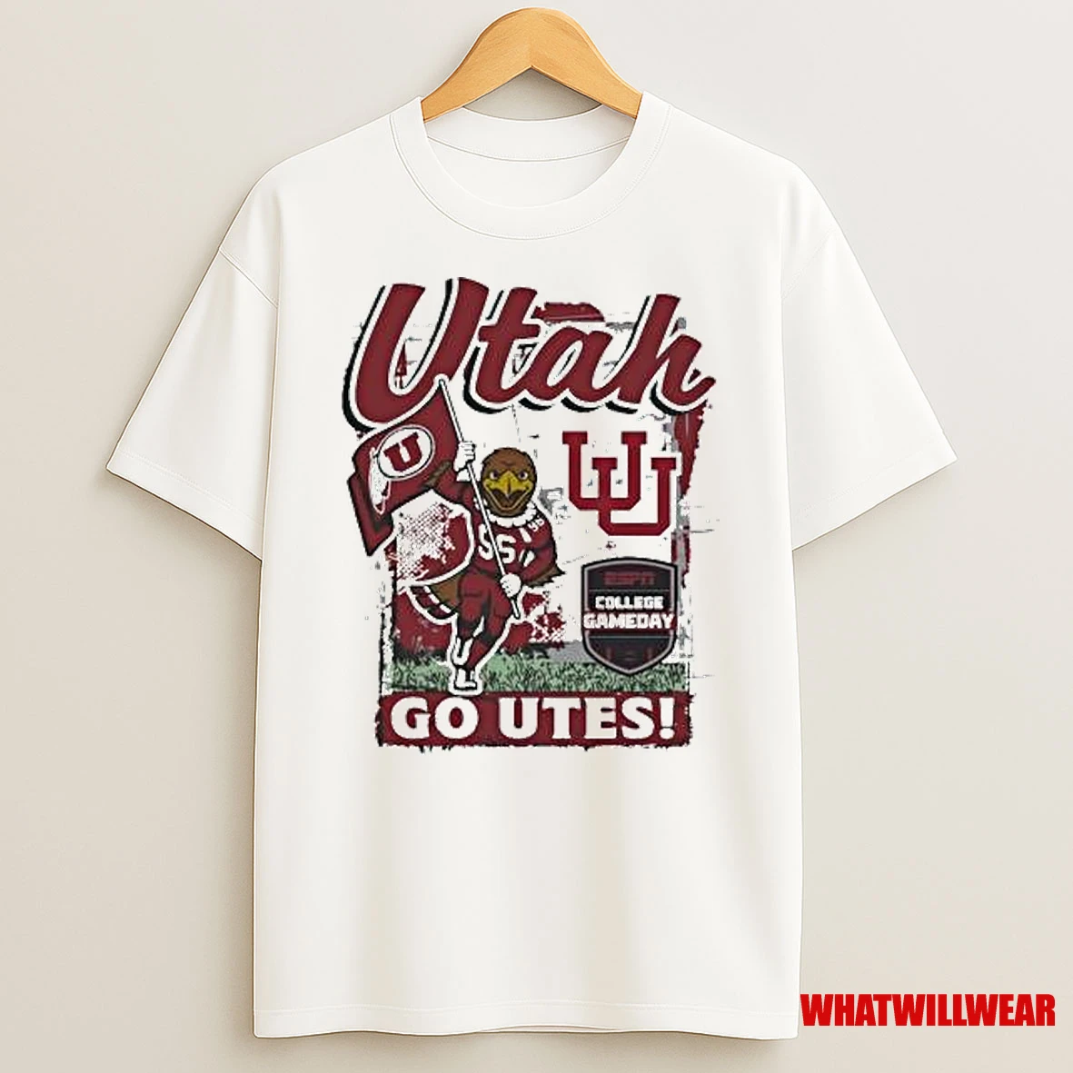 Utah Utes Football College Gameday Go Utes Mascot Shirts
