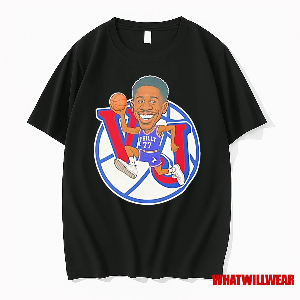 Vj Edgecombe Philadelphia 76ers Caricature Shirts