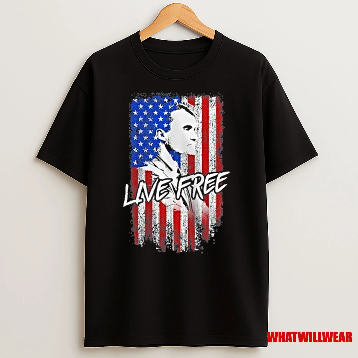 Valuetainment Charlie Kirks Live Free American Flag 2025 Shirts