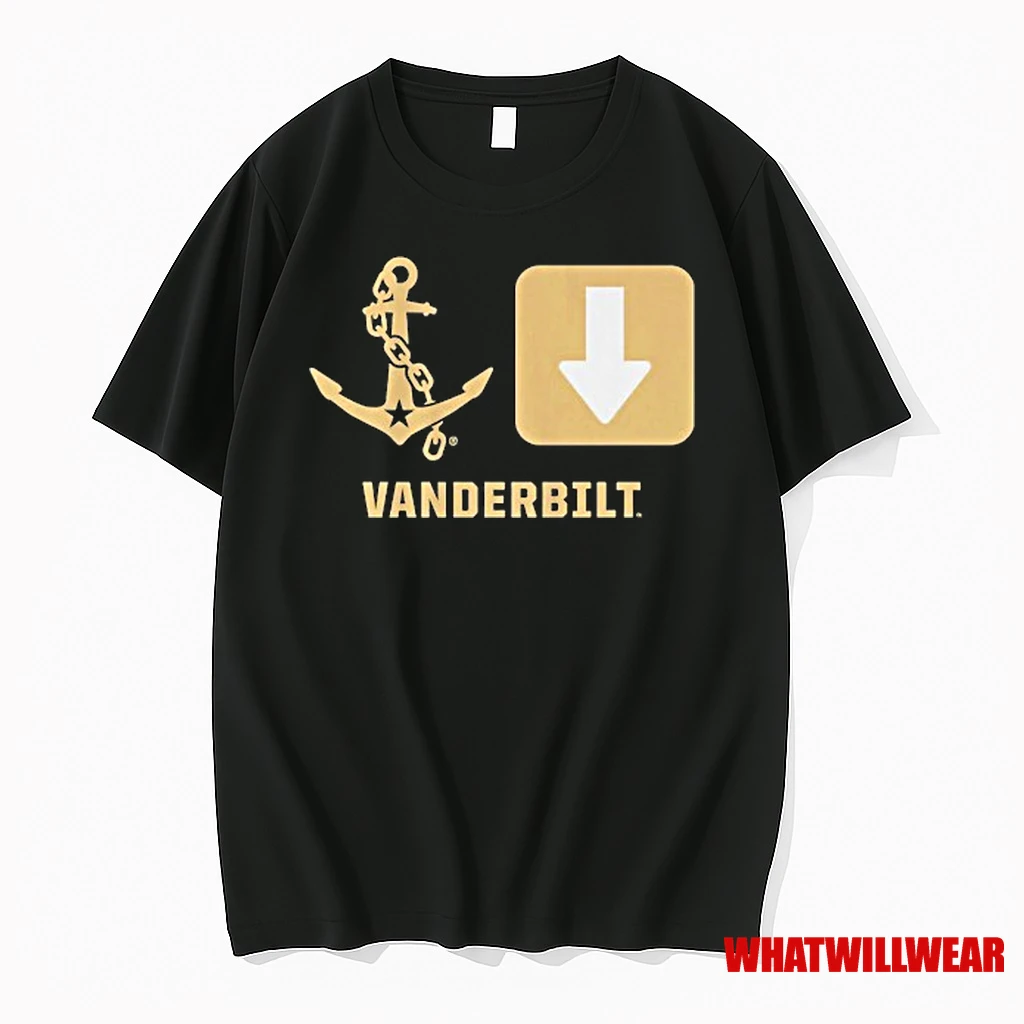Vanderbilt Commodores Anchor Down Symbols Shirts