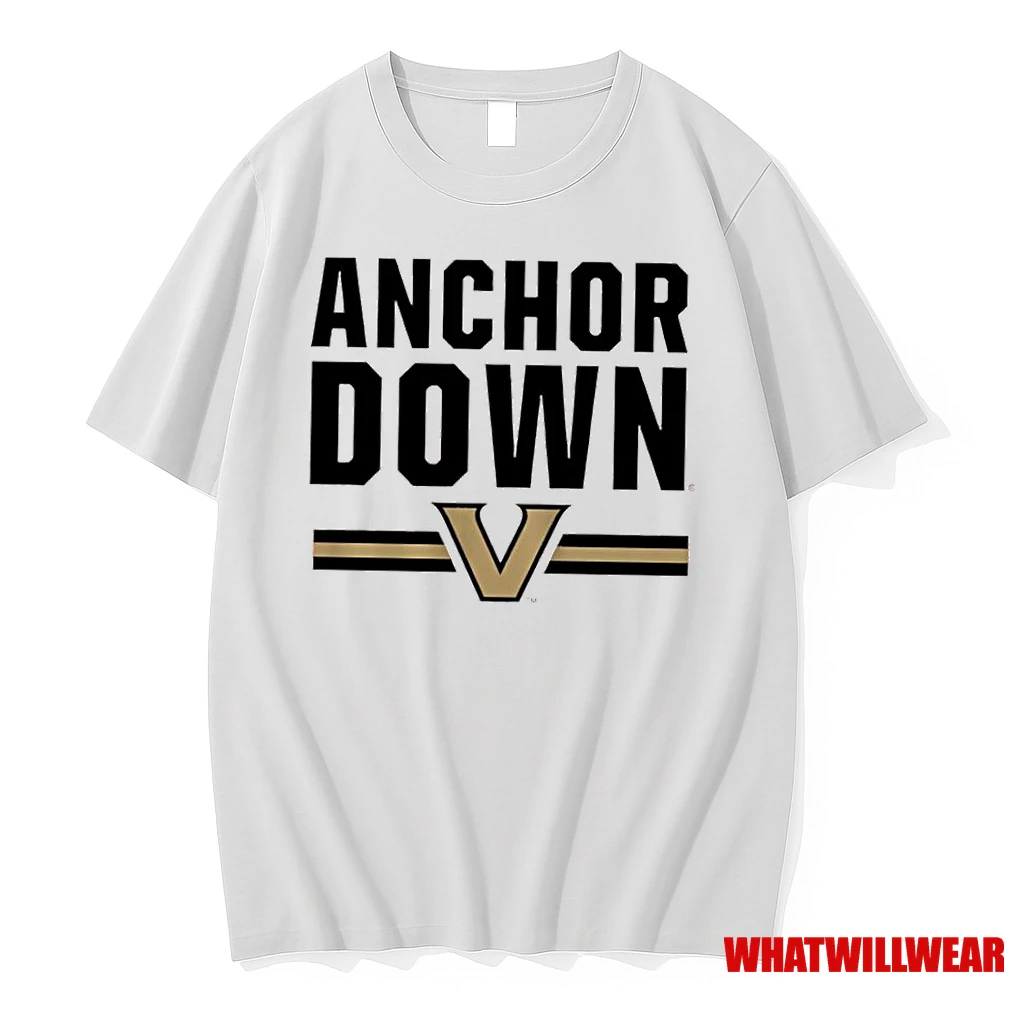 Vanderbilt Commodores Anchor Down Logo Shirts