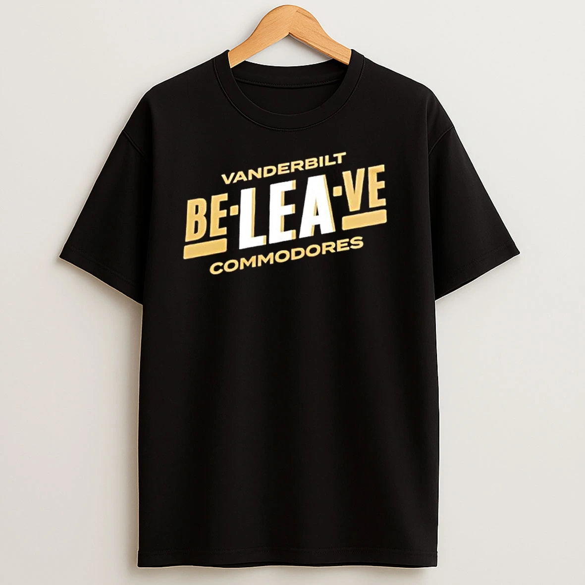 Vanderbilt Commodores Football Be Lea Ve 2 Sided T Shirts