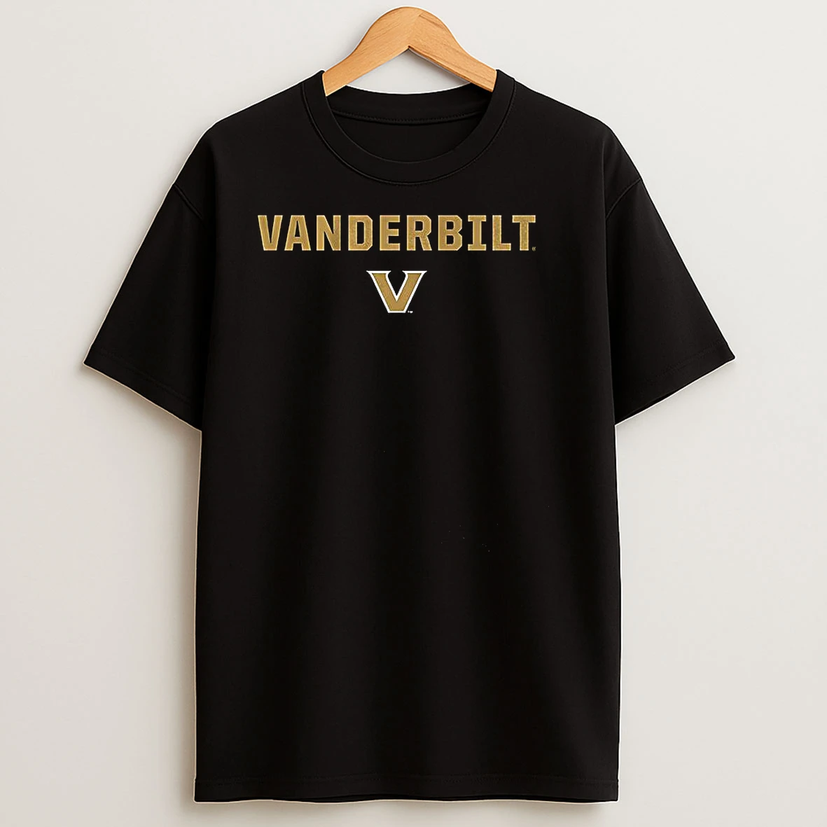 Vanderbilt Commodores Football Wordmark Logo T Shirts