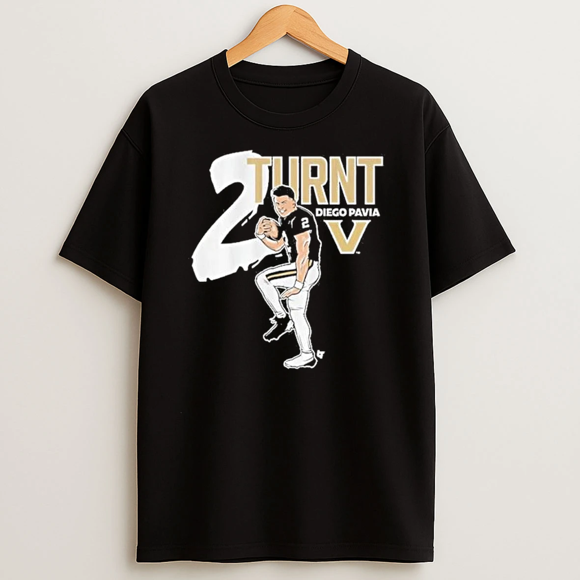 Vanderbilt Football Diego Pavia 2 Turnt T Shirts