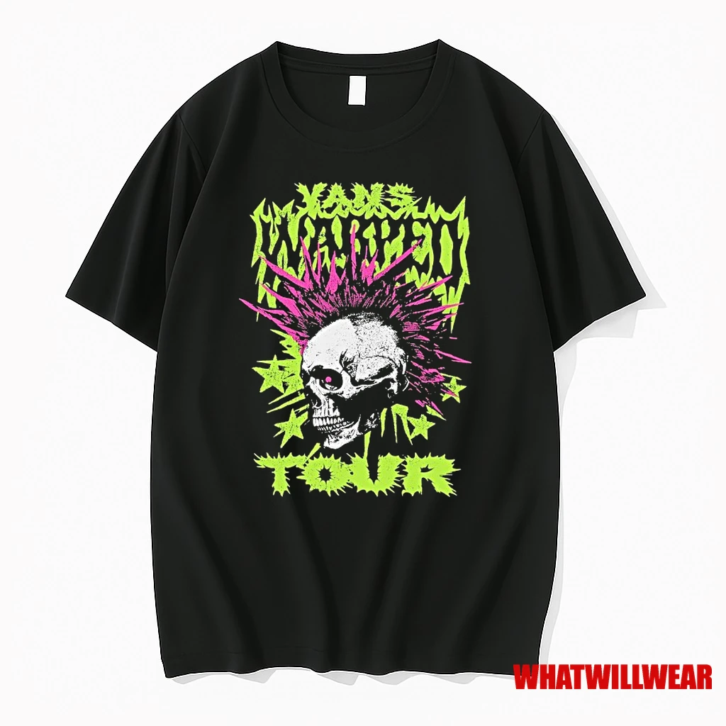 Vans Warped Tour Mohawk Skull Shirts