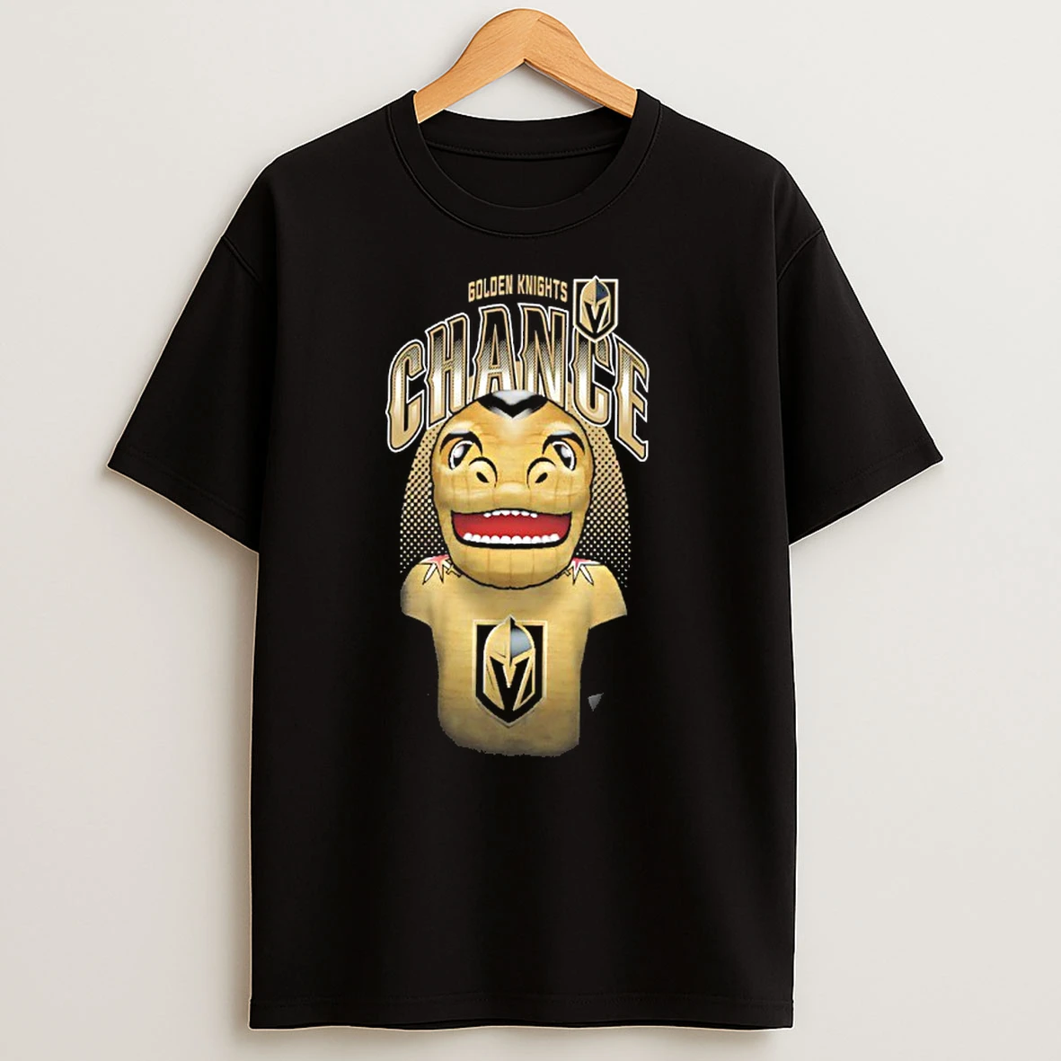 Vegas Golden Knights Chance Mascot Highlight T Shirts