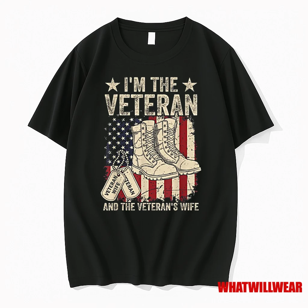 Veteran Wife Proud American Veteran Wife Veterans Day Shirts