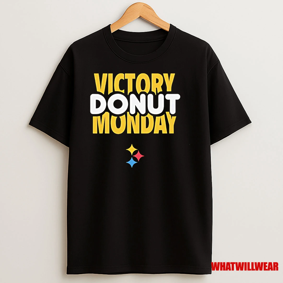 Victory Donut Monday Pittsburgh Steelers Nfl Shirts