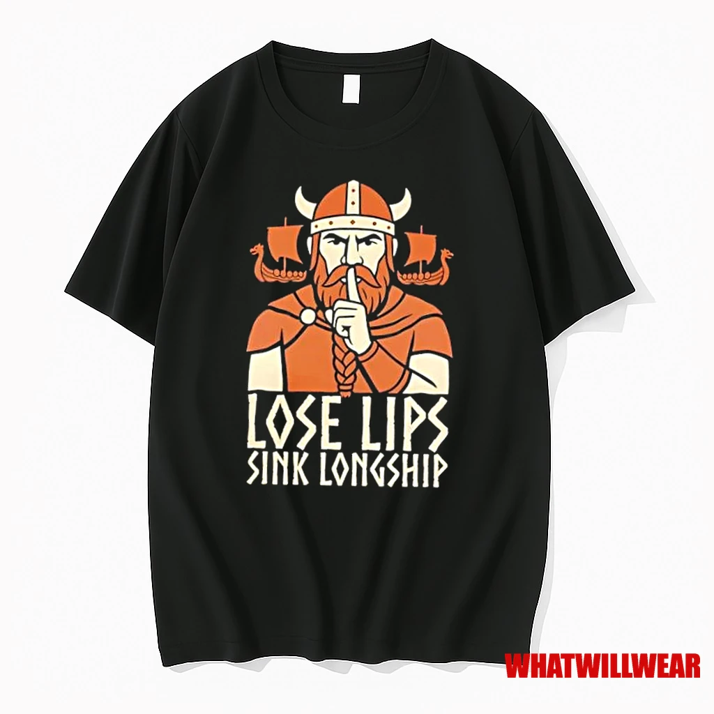 Viking Loose Lips Sink Longship Shirts