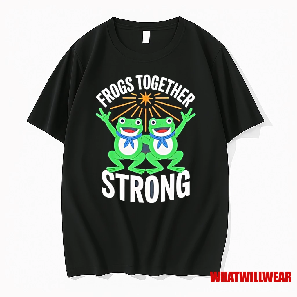 Vintage Frogs Strong Resist Portland Frog Protest Shirts
