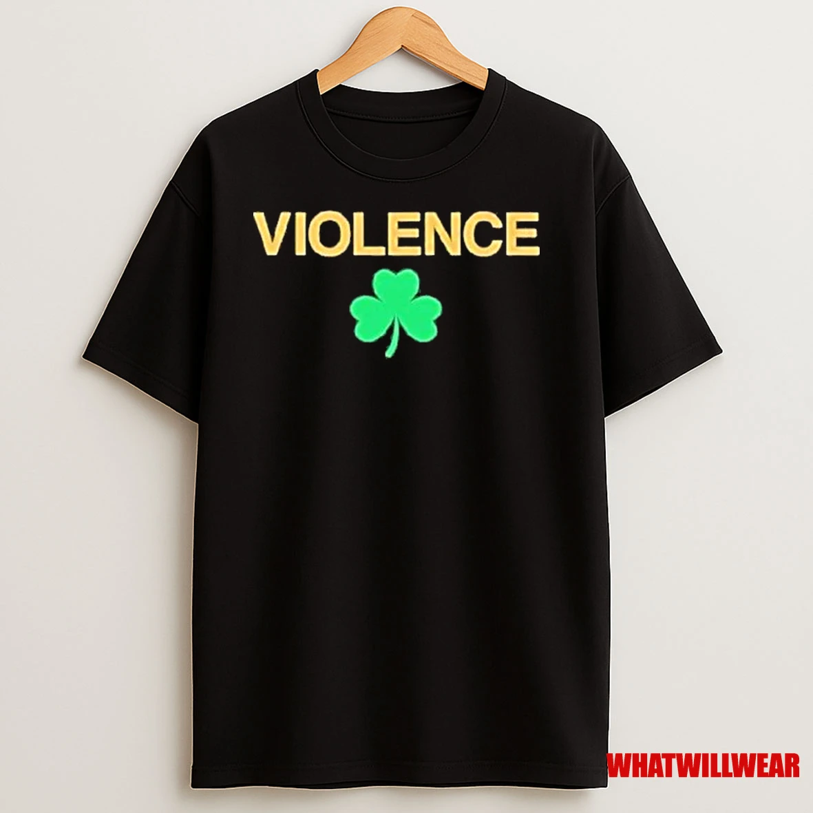 Violence Shamrock Green Shirts