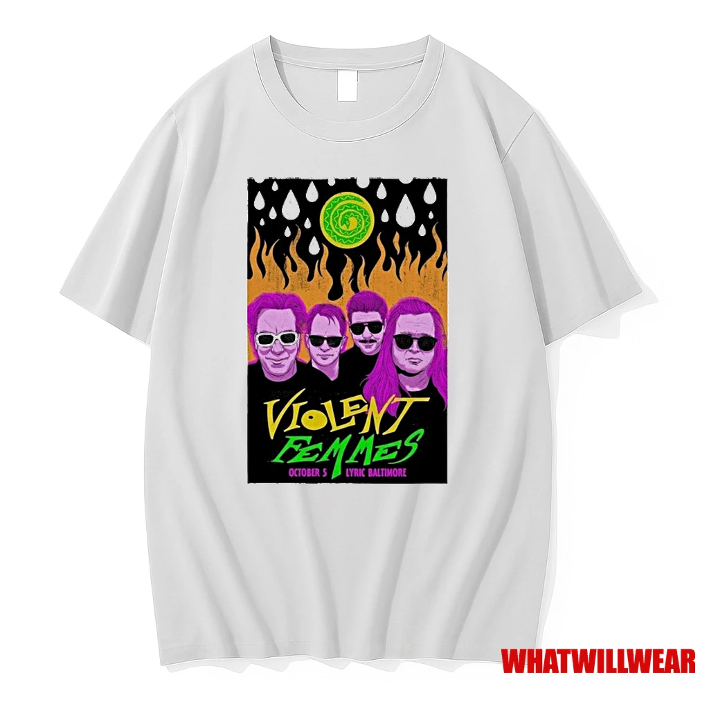Violent Femmes Oct 5 2025 Lyric Baltimore Shirts