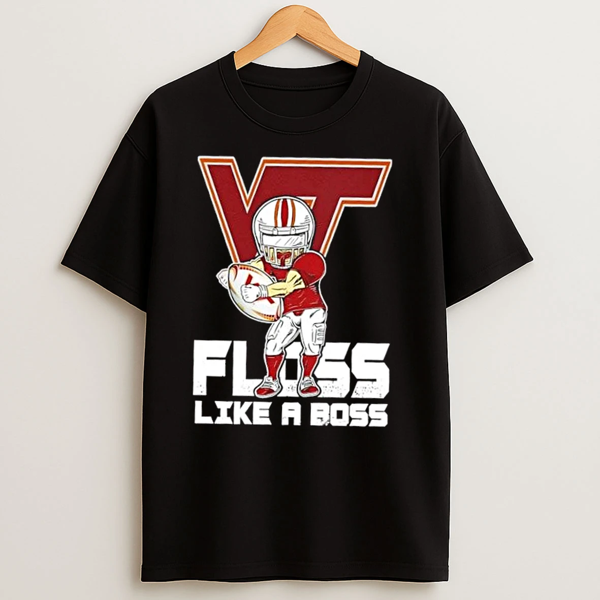 Virginia Tech Hokies Football Floss Like A Boss T Shirts