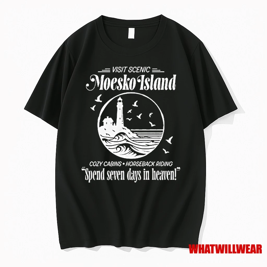 Visit Scenic Moesko Island Cozy Cabins Horseback Riding Spend Seven Days In Heaven Shirts