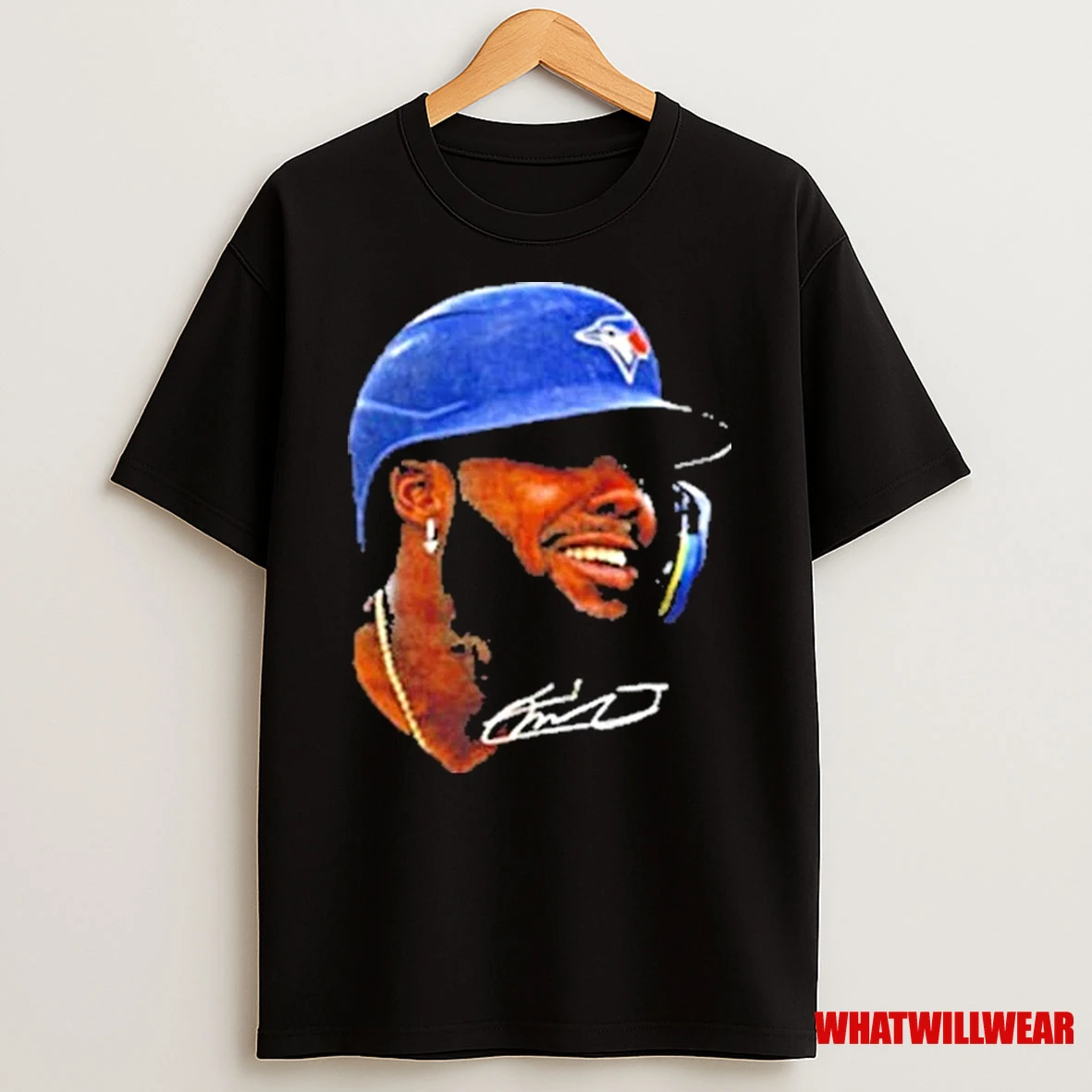 Vladdy Guerrero Jr Blue Jays Big Head Signature 2025 Shirts