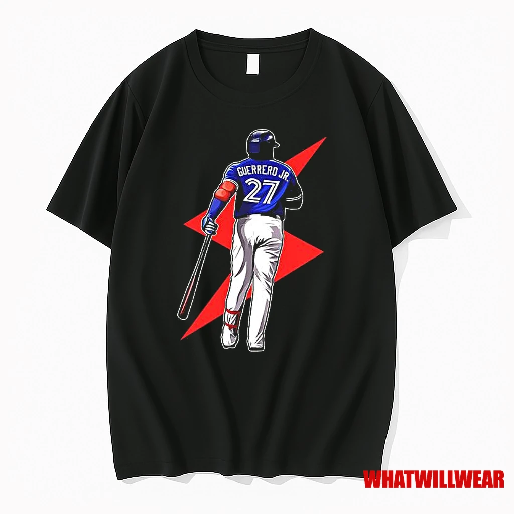 Vladimir Guerrero 27 Baseball Lighting Toronto Blue Jays Shirts