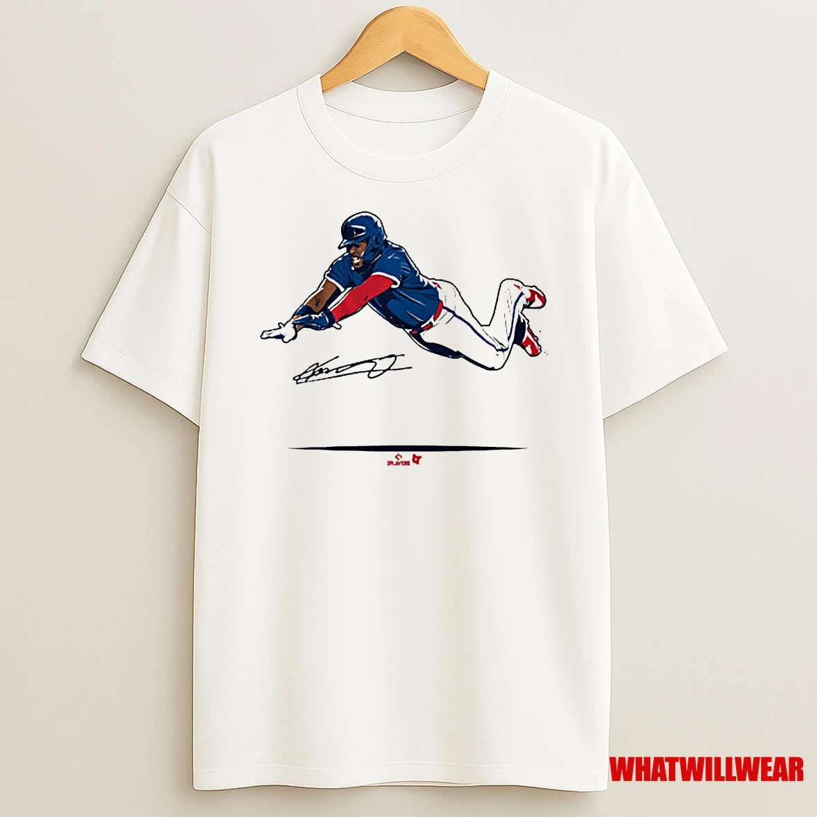 Vladimir Guerrero Jr Super Vlad Flying Slide Toronto Blue Jays Mlb Signature Shirts