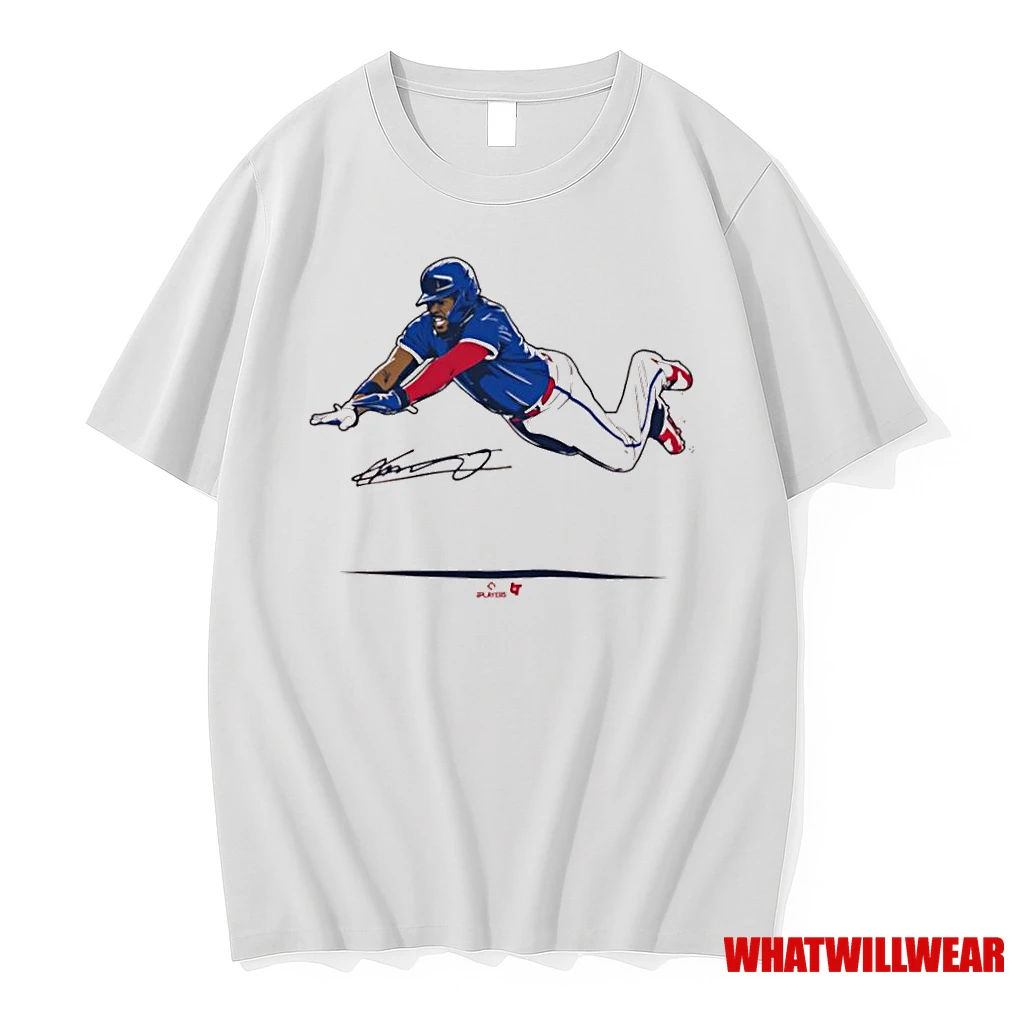 Vladimir Guerrero Jr Toronto Blue Jays Super Vlad Flying Signature Shirts