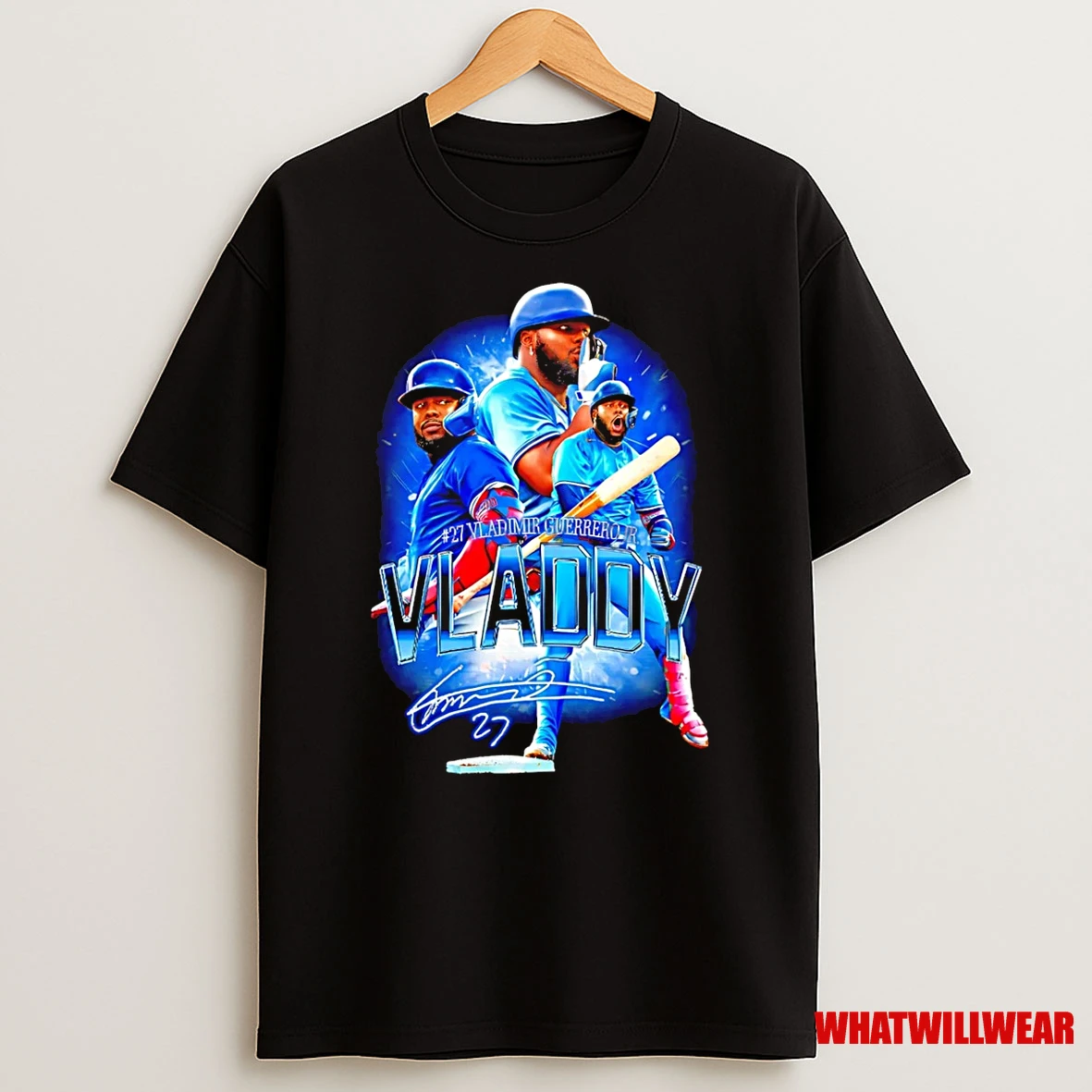 Vladimir Guerrero Jr Toronto Blue Jays Player Collage Signature Shirts