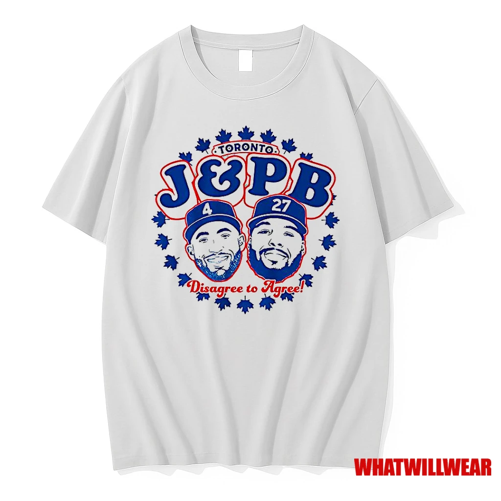Vladimir Guerrero Jr And George Springer Toronto Blue Jays Baseball Disagree To Agree Shirts