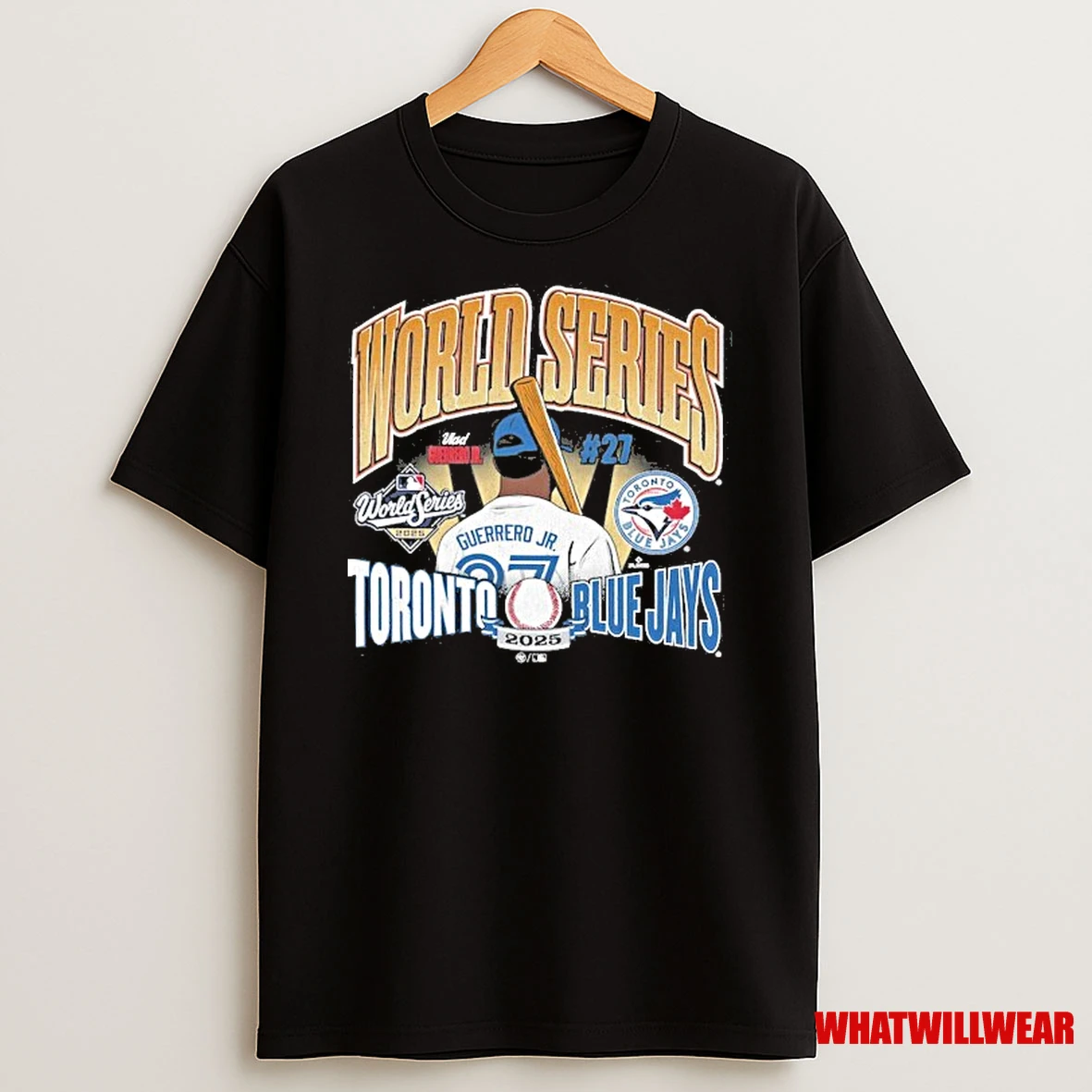 Vladimir Guerrero Jr Toronto Blue Jays 47 2025 World Series Showdown Player Shirts