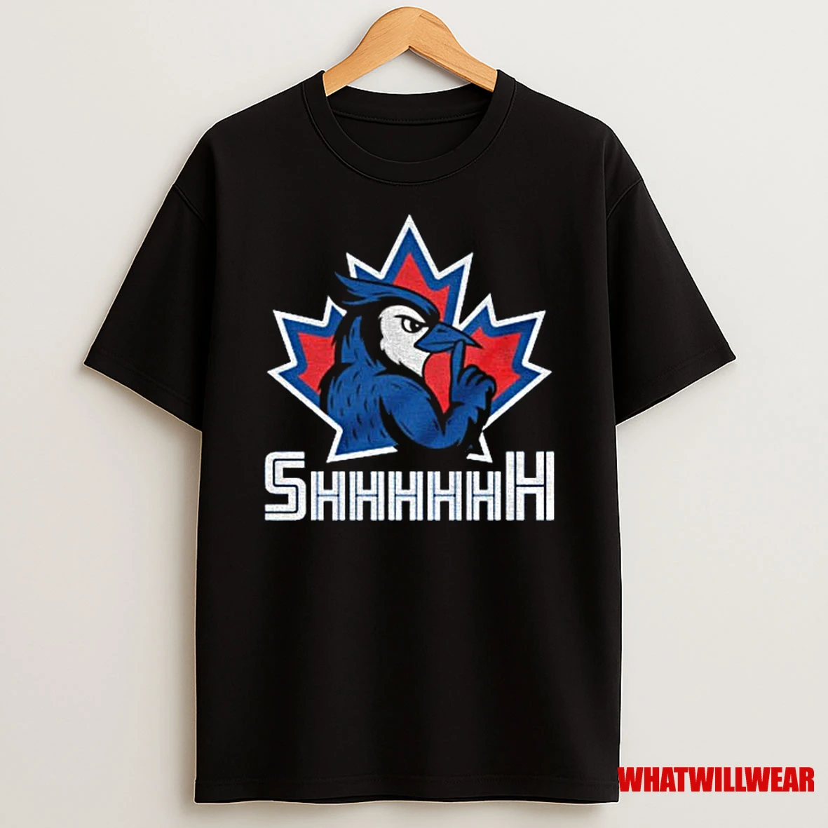 Vladimir Guerrero Toronto Shhh Canada Maple Leaf Shirts