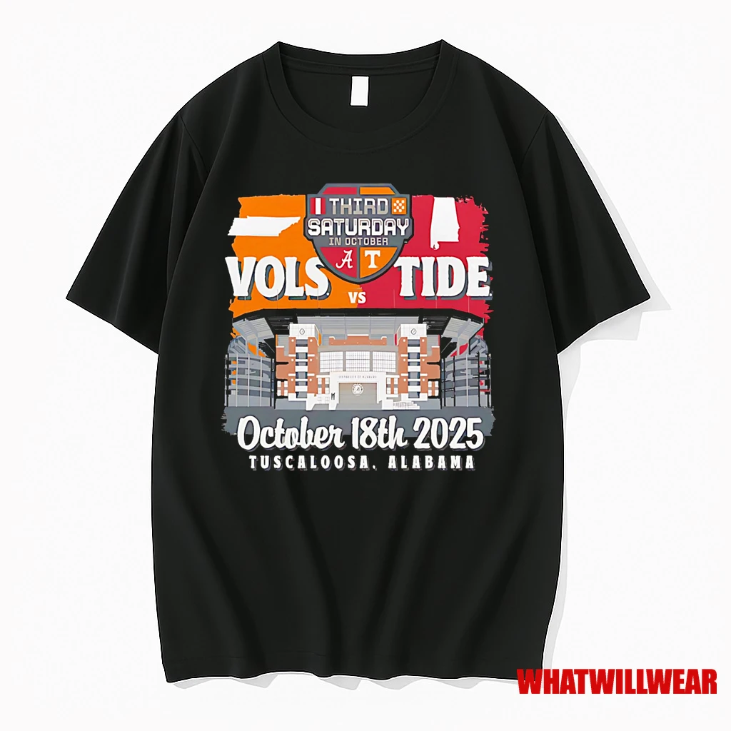 Vols Vs Tide October 18th 2025 Tuscaloosa Alabama Shirts