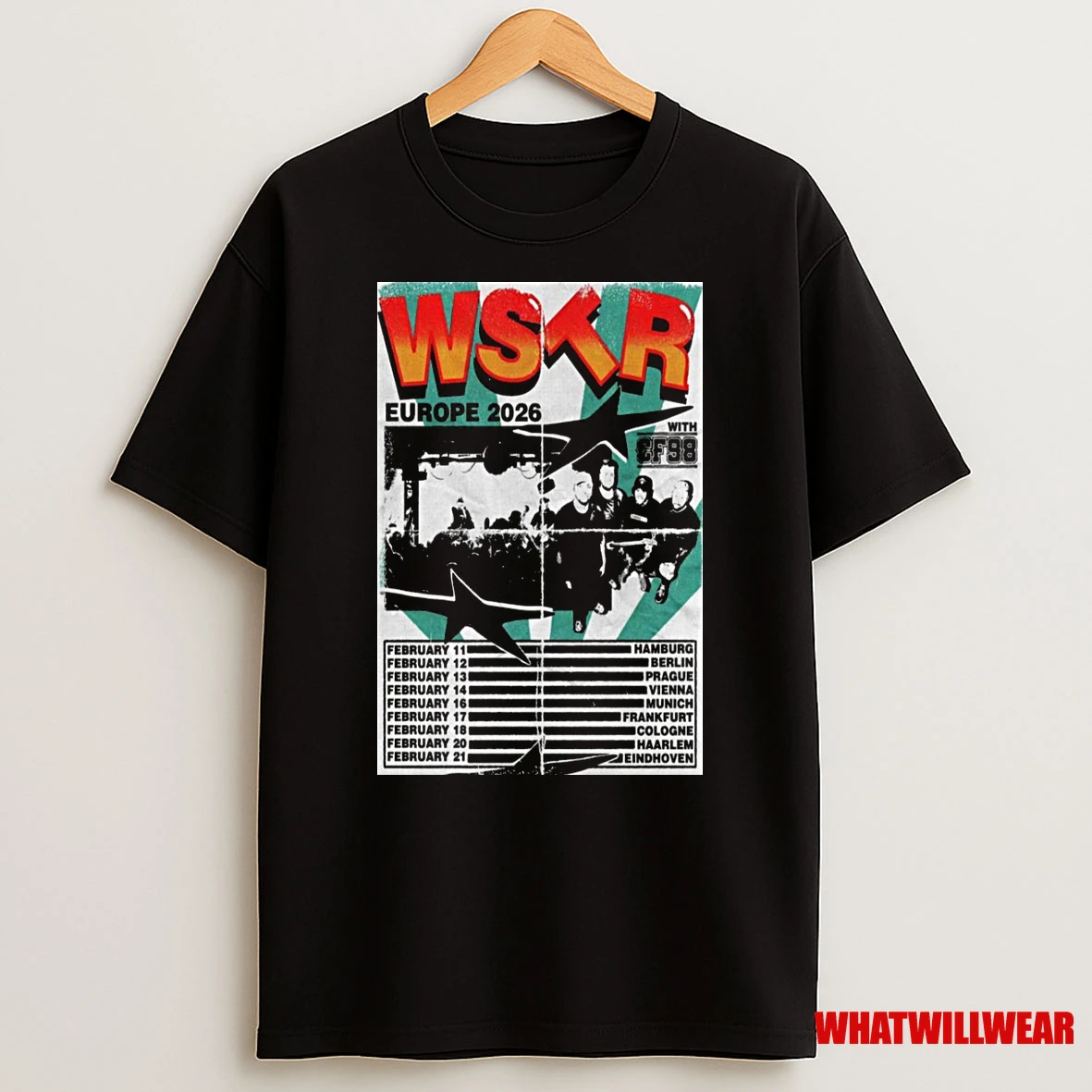 Wstr Band Europe 2026 Shirts