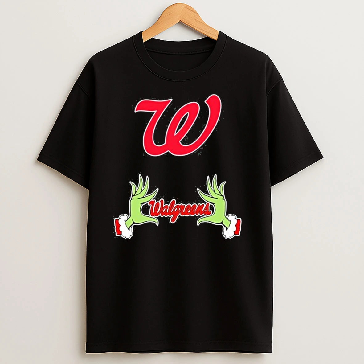 Walgreens Logo Grinch Hand T Shirts