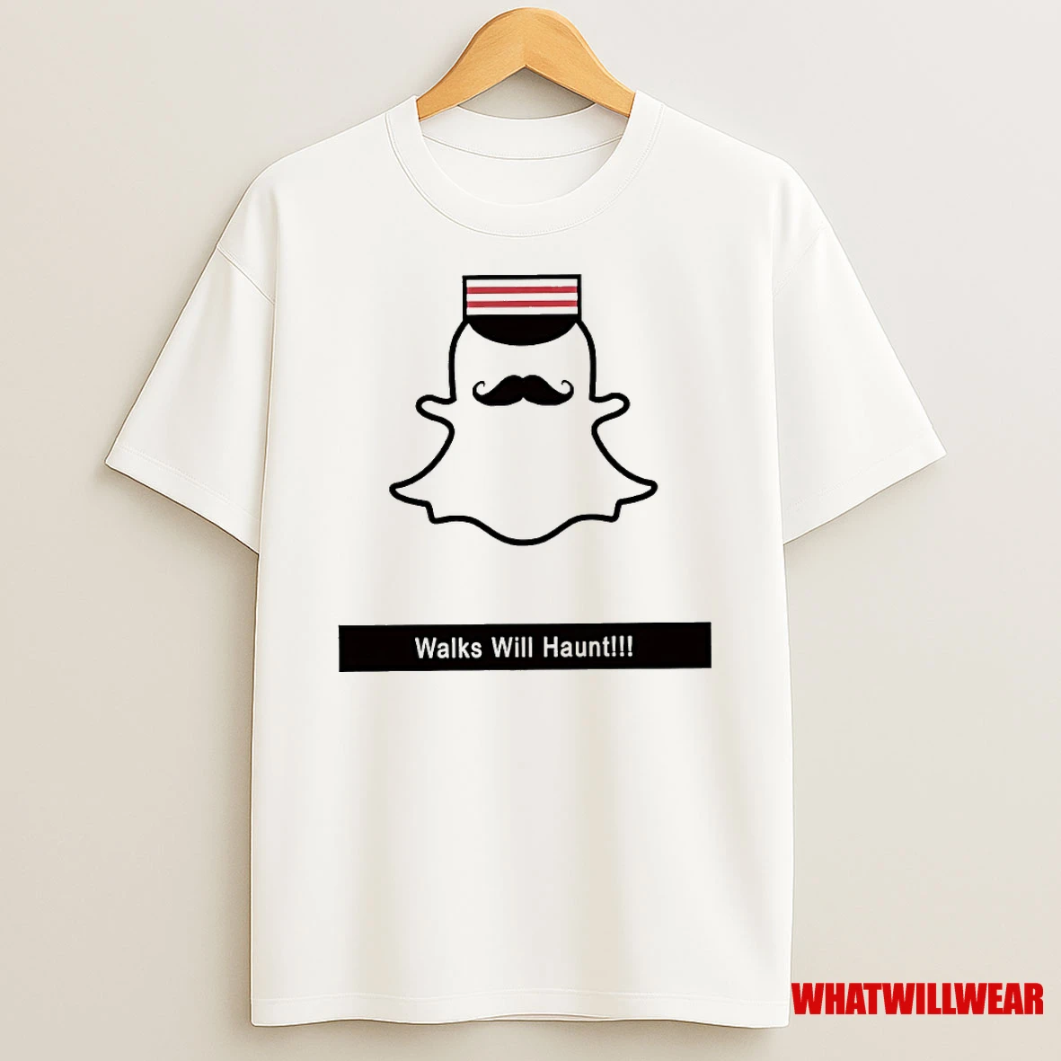 Walks Will Haunt Snap Ghost Shirts