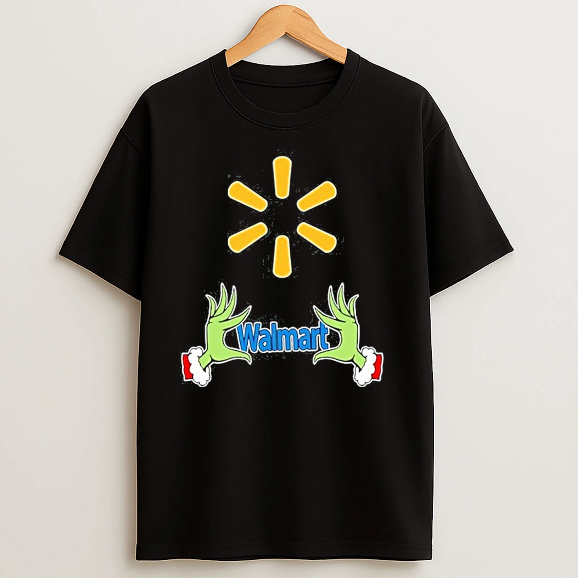 Walmart Logo Grinch Hand T Shirts