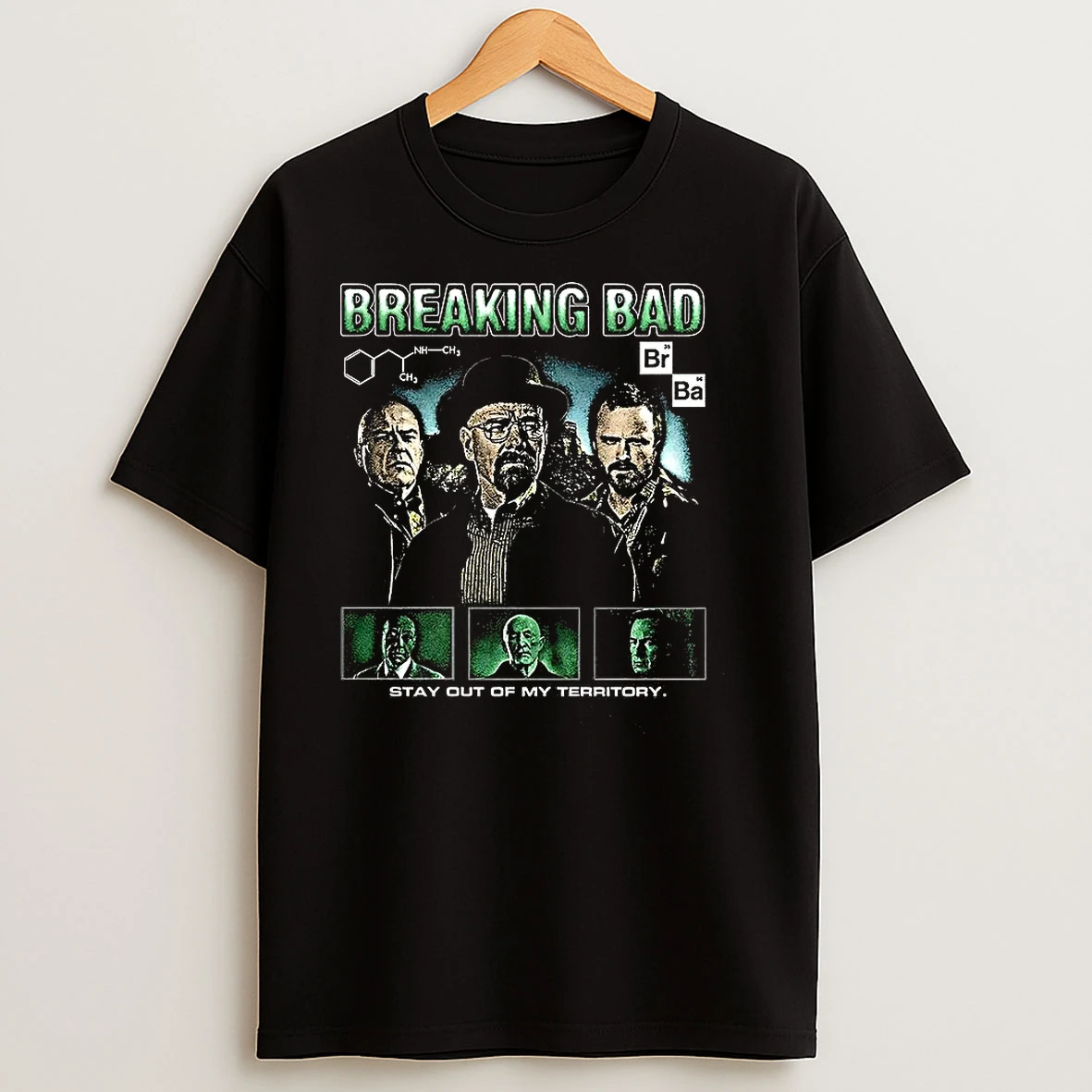 Walter White Jesse Pinkman Hank Schrader Breaking Bad Stay Out Of My Territory T Shirts