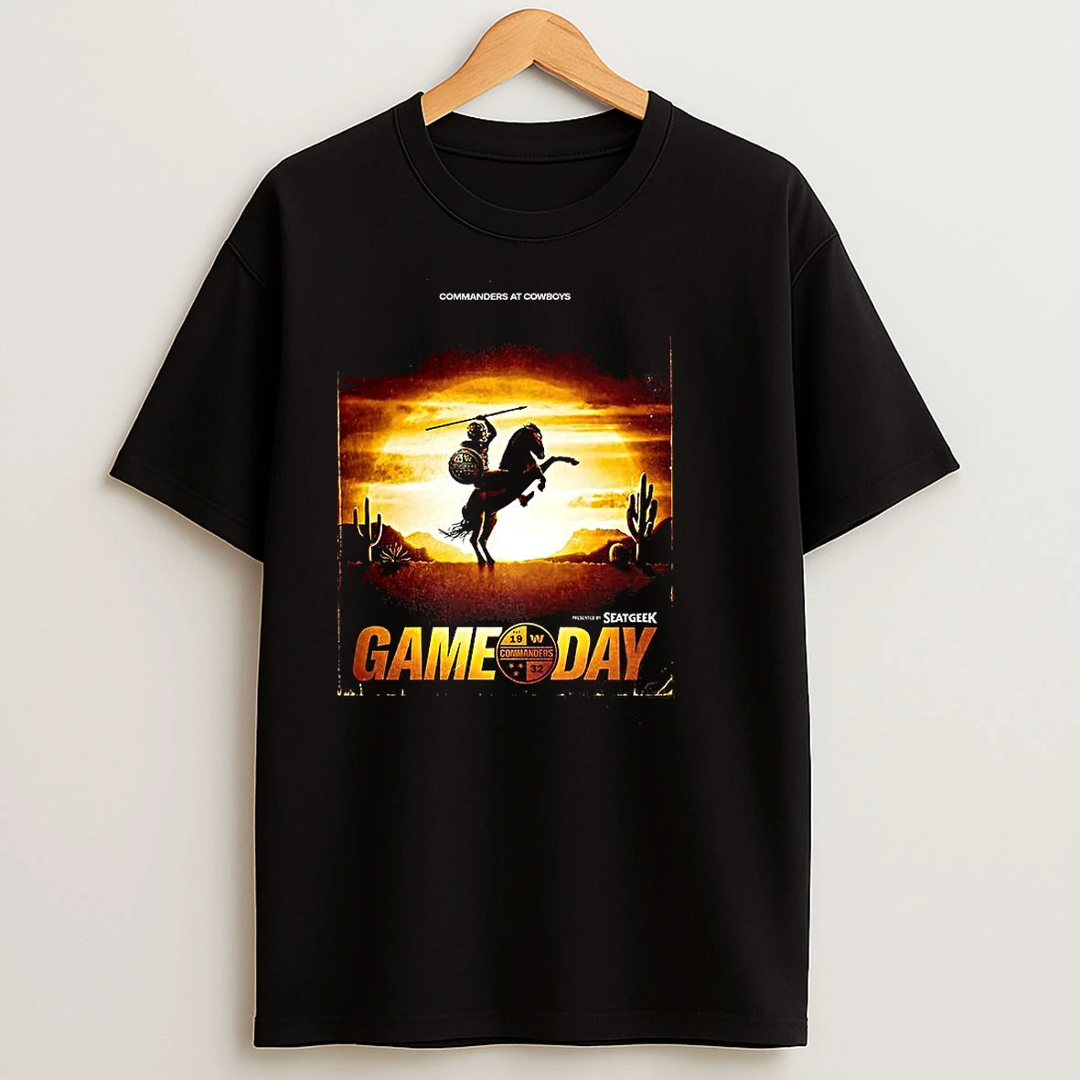 Washington Commanders Vs Dallas Cowboys Nfl 2025 Gamday T Shirts