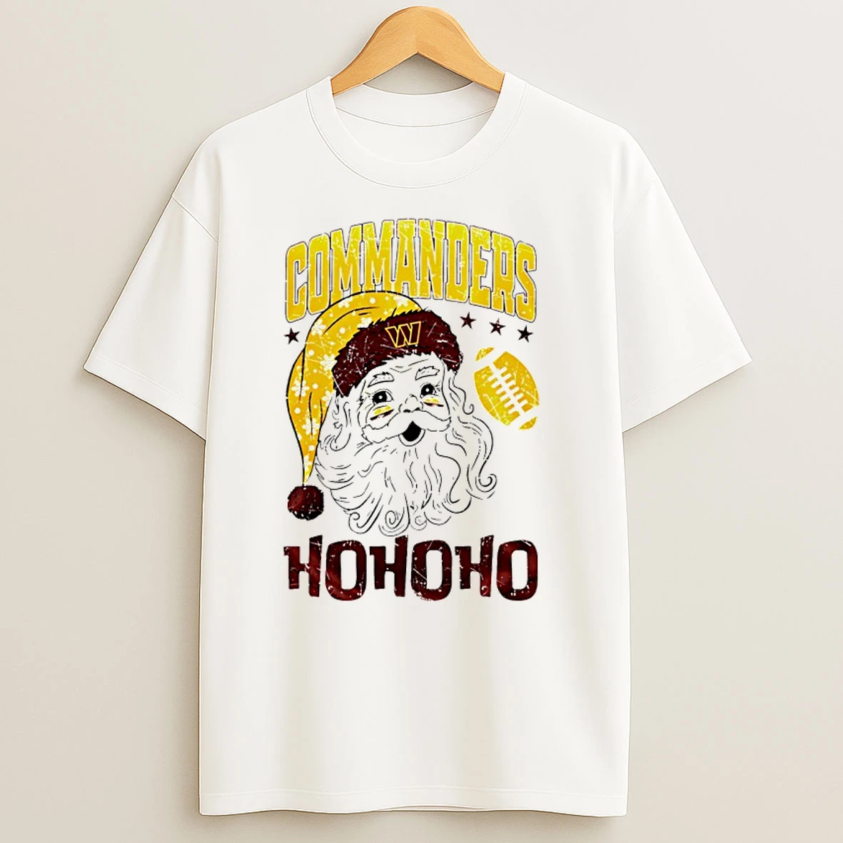 Washington Commanders X Santa Claus Nfl Merry Christmas T Shirts