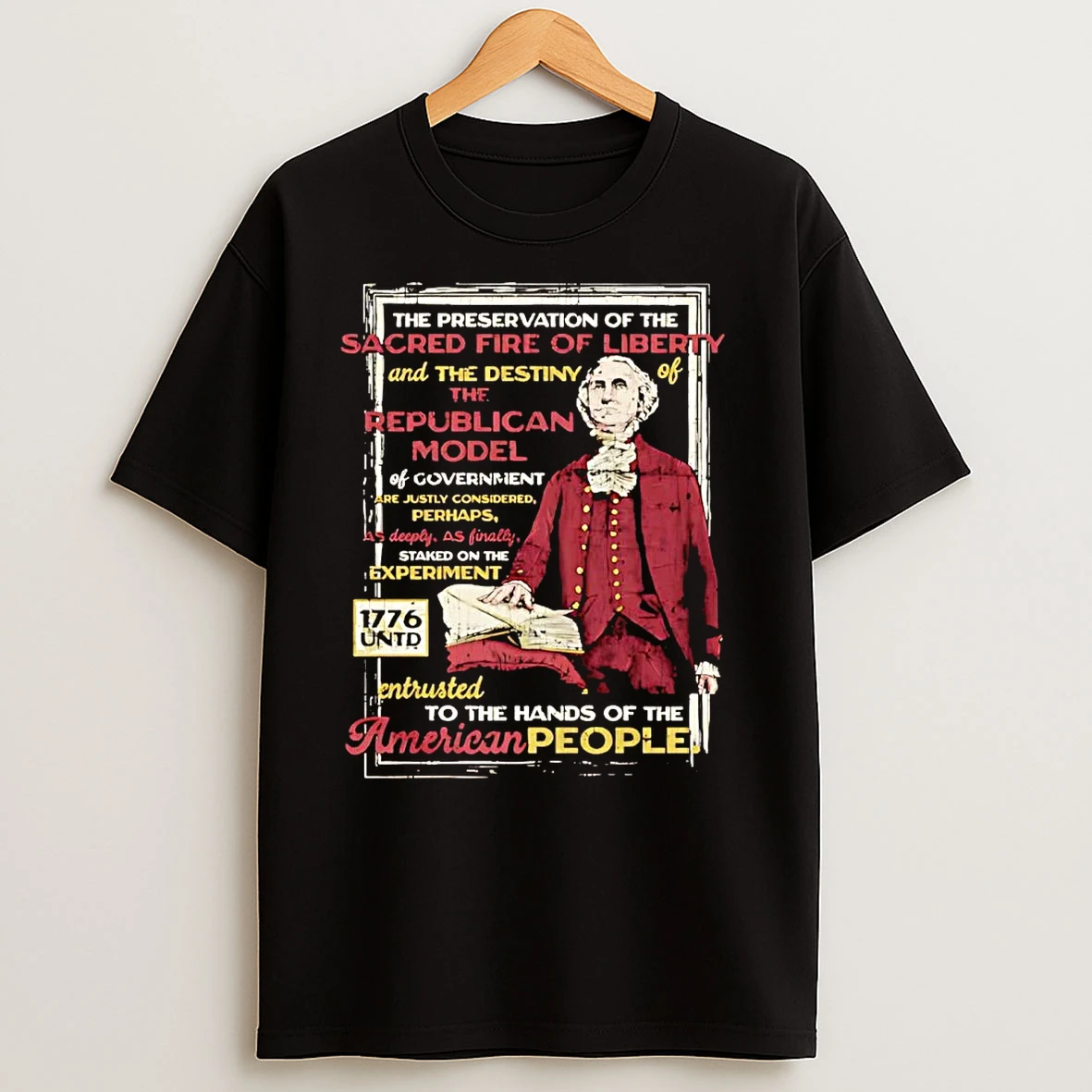 Washingtons Inauguration 1776 To The Hands Of The American People T Shirts