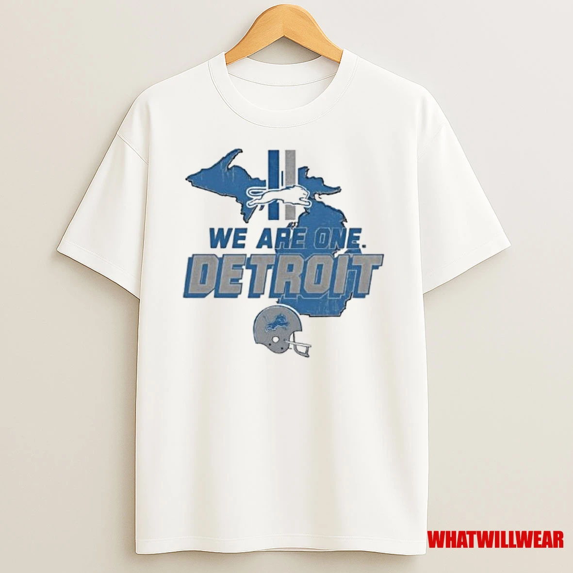 We Are One Detroit Lions Shirts