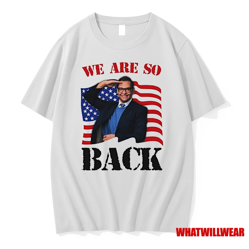 We Are So Back George Santos American Flag Shirts