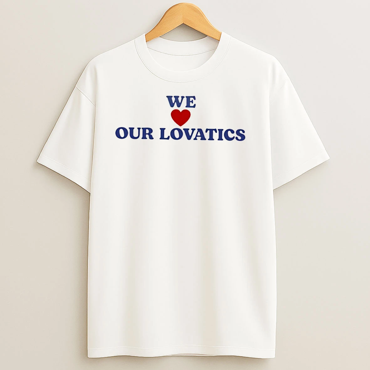 We Love Our Lovatics Heart T Shirts