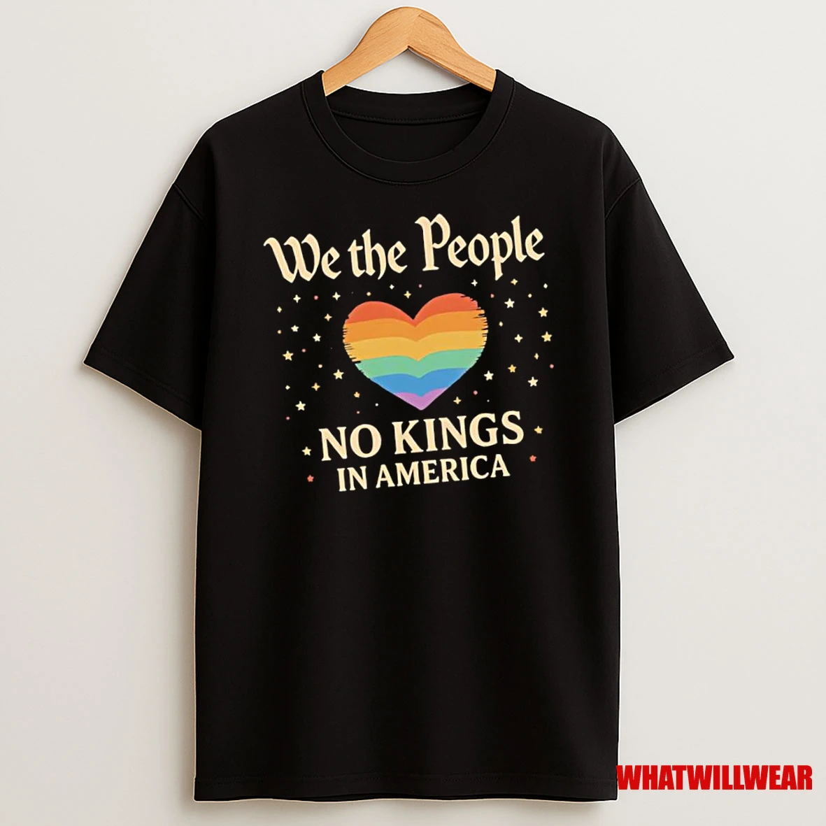We The People No Kings In America Lgbt Heart Shirts