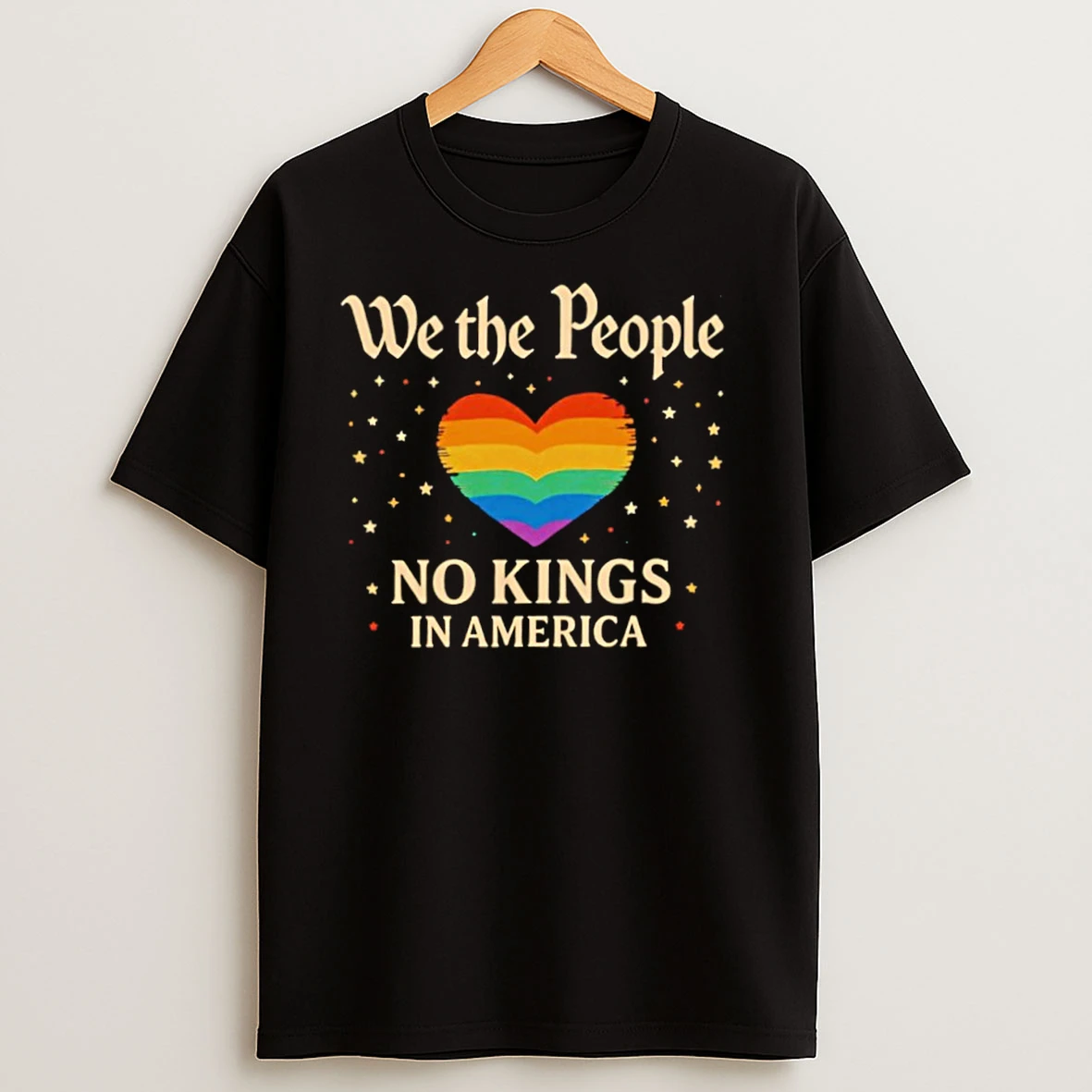 We The People No Kings In America Lgbt Heart T Shirts