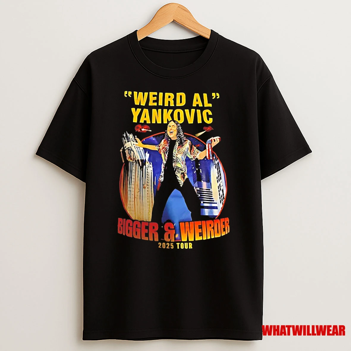 Weird Al Yankovic Bigger And Weirder 2025 Tour Shirts