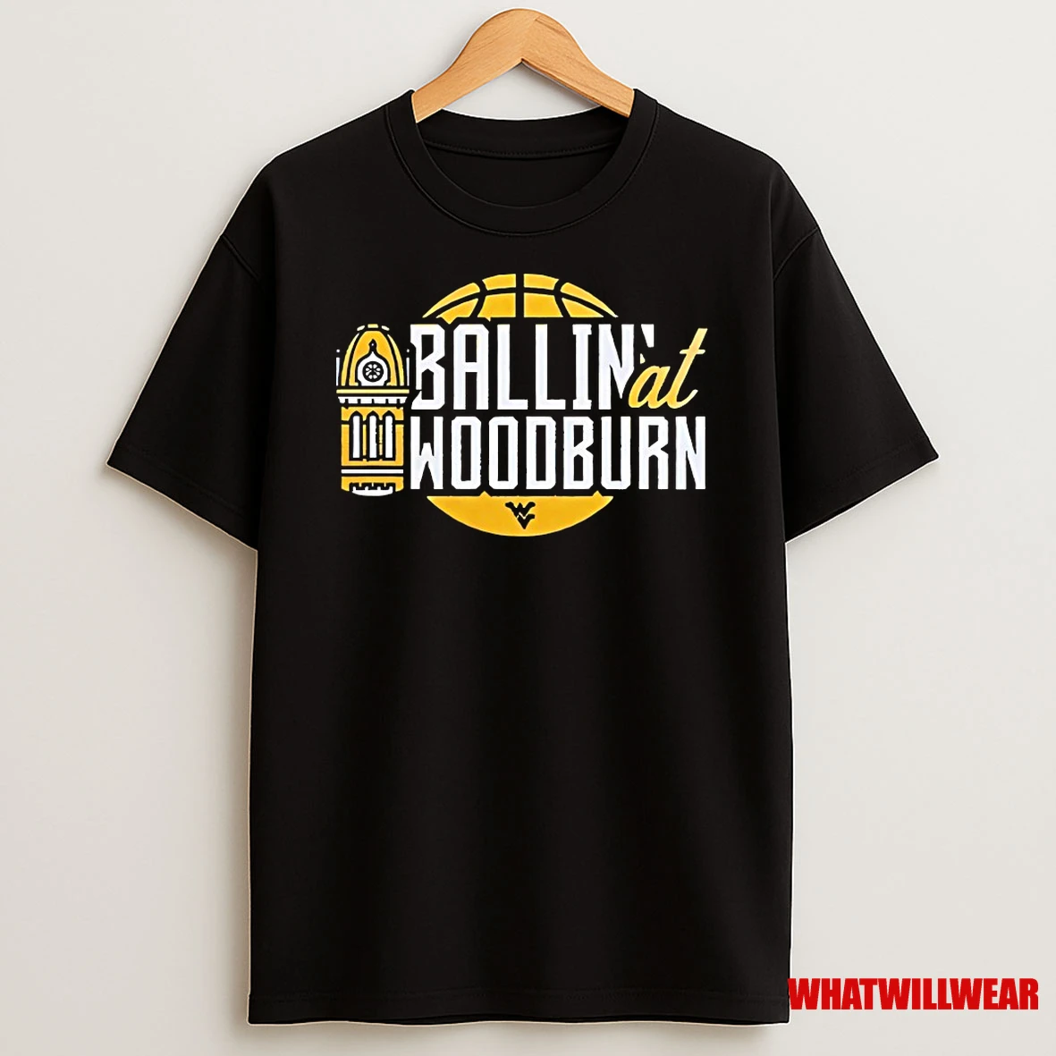 West Virginia Mountaineers Ballin At Woodburn Shirts