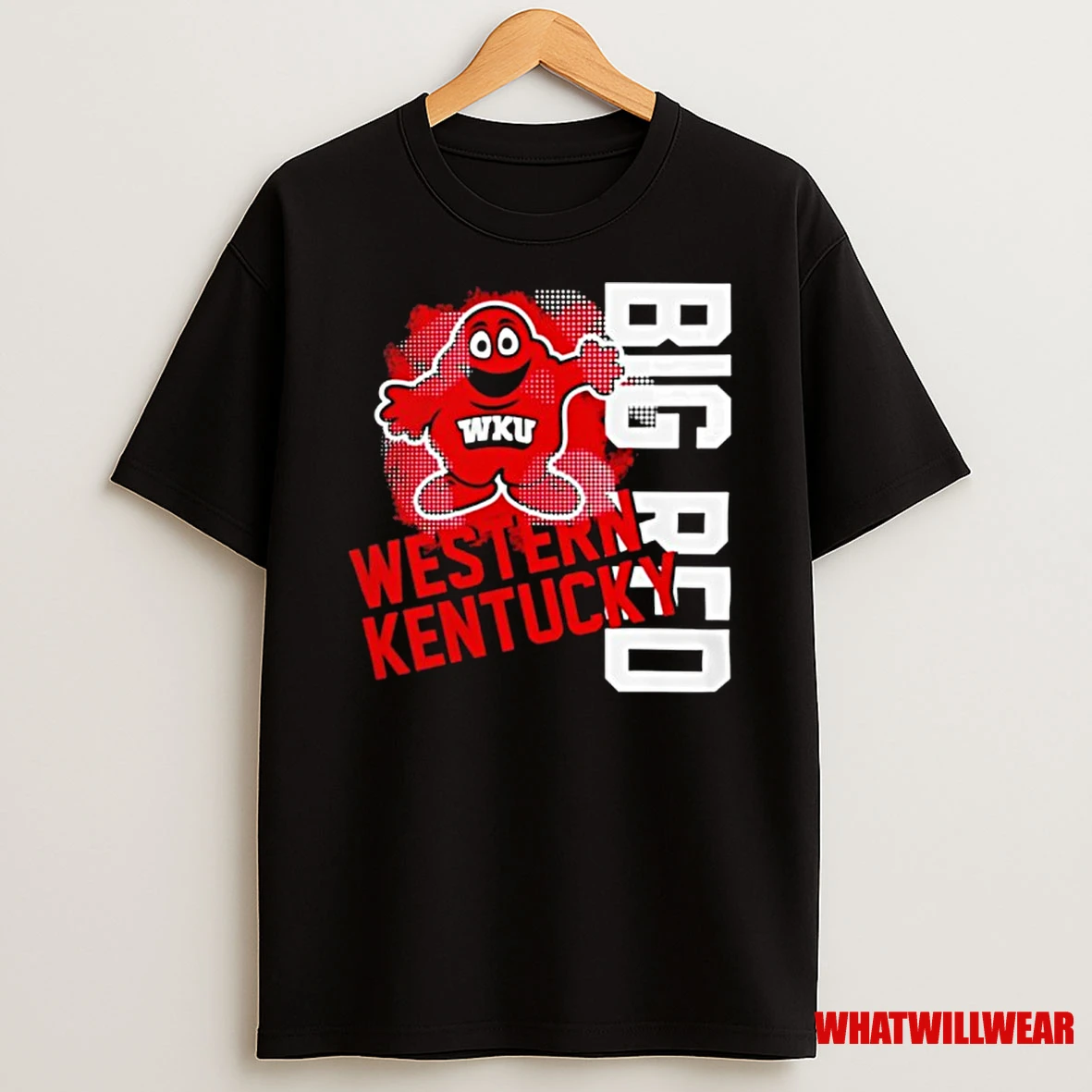 Western Kentucky Hilltoppers Logo Vertical Mascot Big Red Shirts