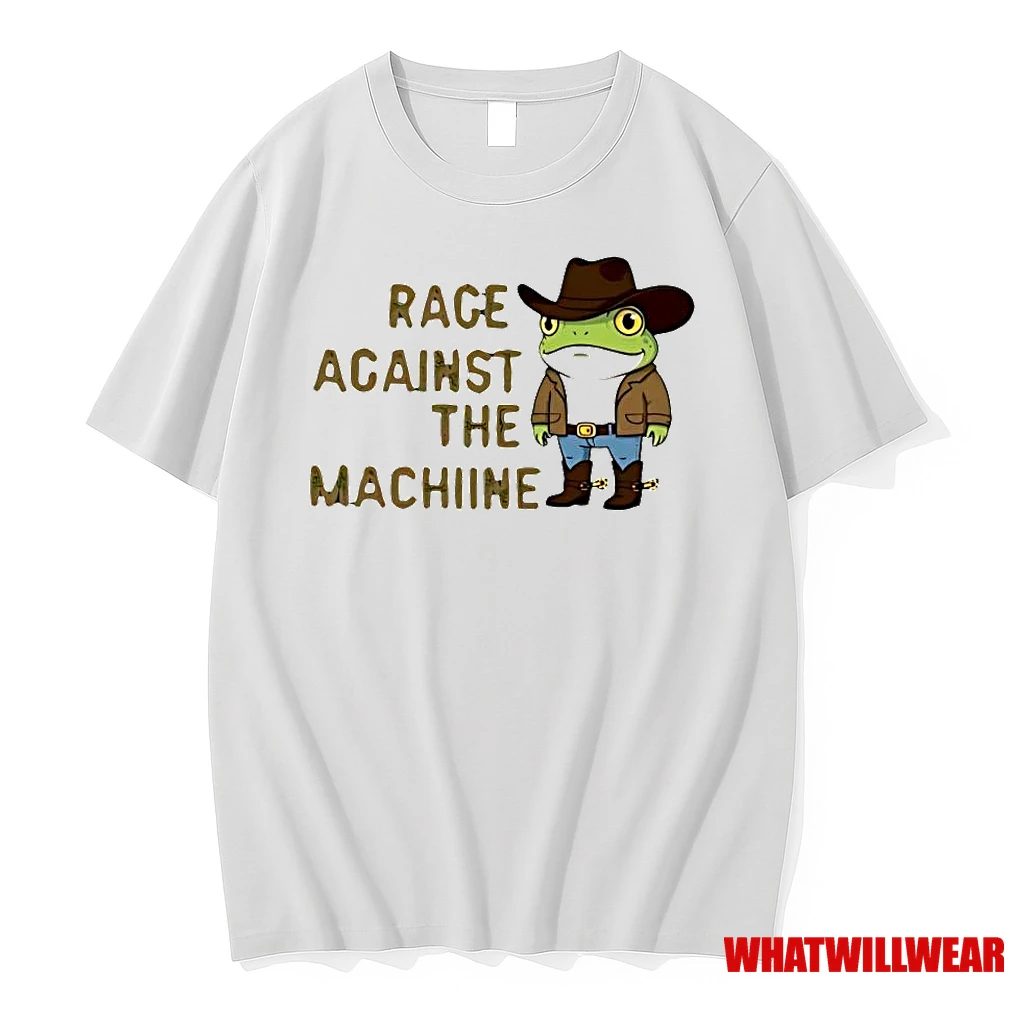 Western Protest Frog Cowboy Frog Rage Against The Machine Shirts