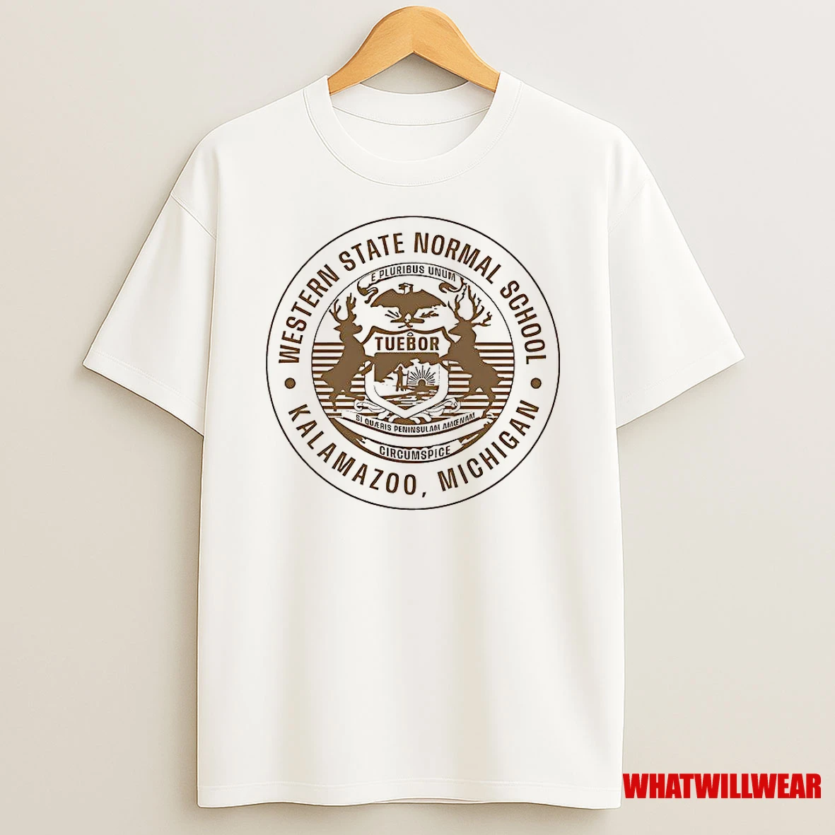 Western State Normal School Kalamazoo Michigan Logo Shirts