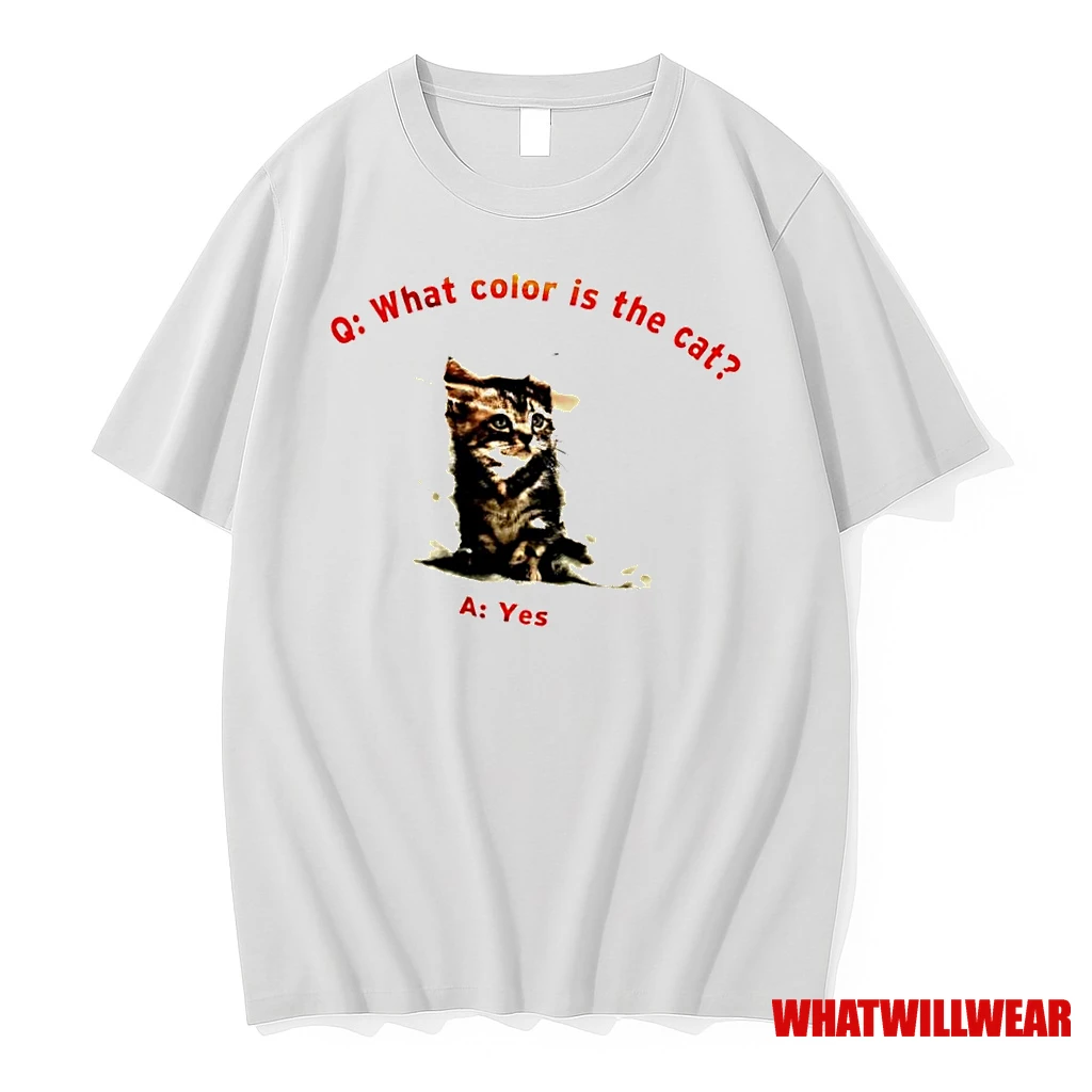 What Color Is The Cat Yes Shirts