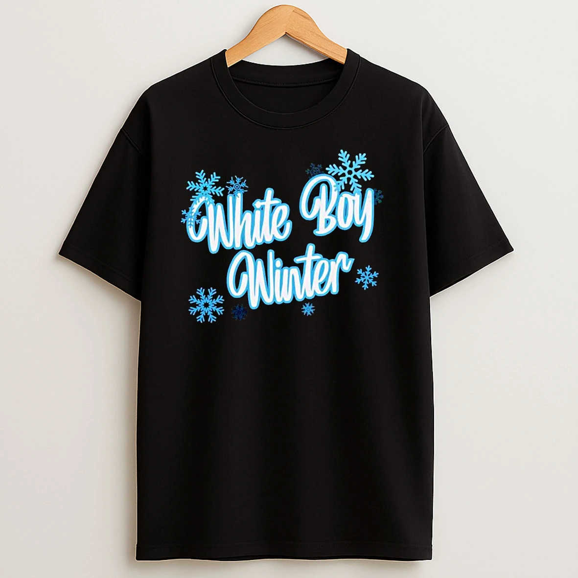 White Boy Winter Ornaments T Shirts