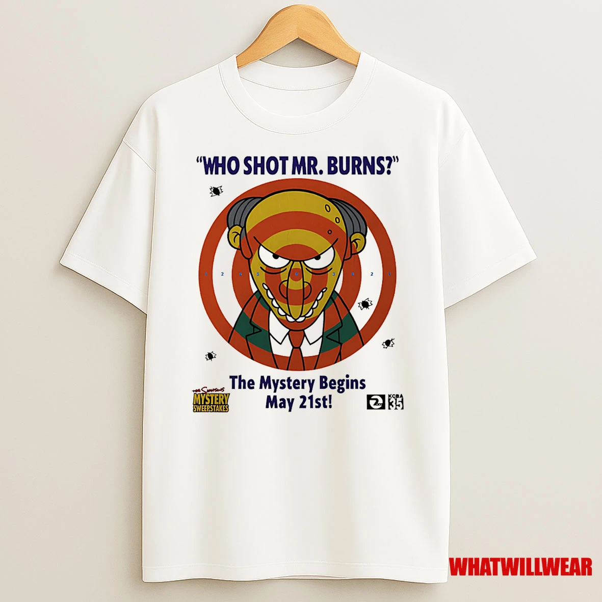 Who Shot Mr Burns The Mystery Begins May 21st Shirts