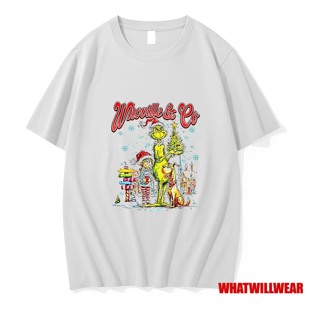 Whoville And Co Grinch Holiday Movies Merry Christmas 2025 Shirts