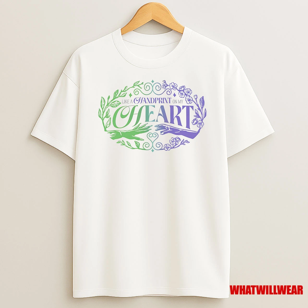 Wicked For Good Like A Handprint On My Heart Shirts